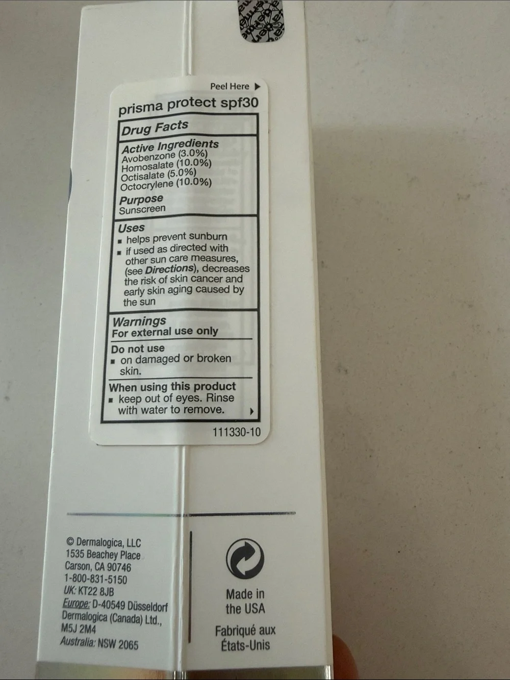 NIB dermalogica Prisma Protect SPF 30 Moisturizer – White Packaging 1.7 oz